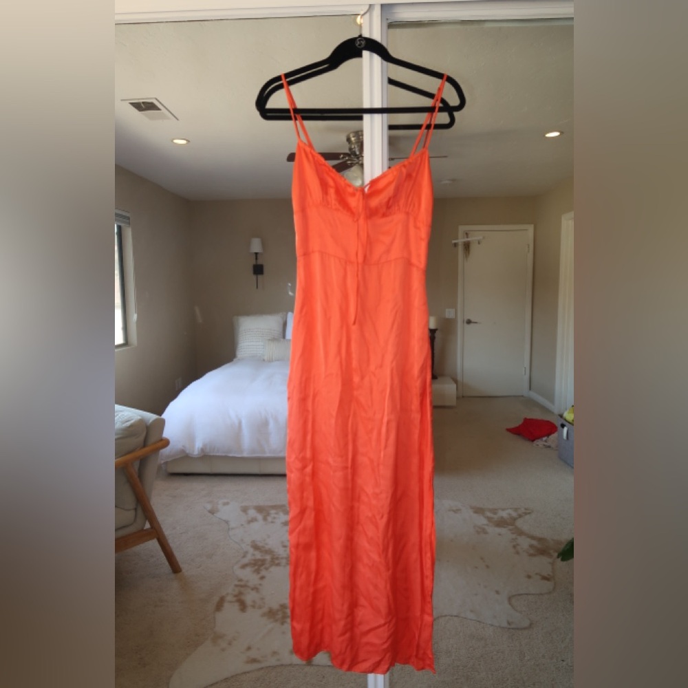 Still water orange dress. Never Worn.